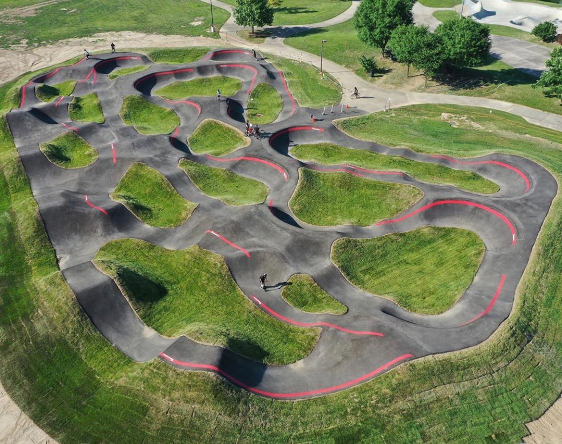 Bike pump track near shop me